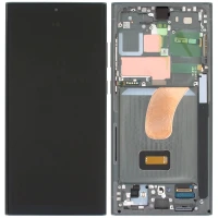 Дисплей Samsung Galaxy S23 Ultra 5G S918 з тачскріном і рамкою  Оригінал Service Pack Green (без коробки оригінальної)