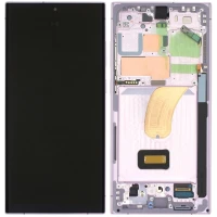 Дисплей Samsung Galaxy S23 Ultra 5G S918 з тачскріном і рамкою Service Pack Lavander