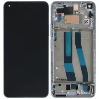 Дисплей Xiaomi 11 Lite 5G NE з тачскріном і рамкою оригінал 100% Service Pack White