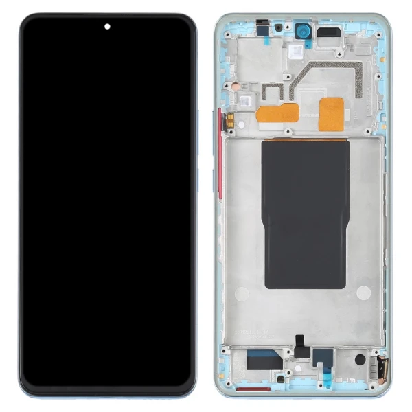 Дисплей Xiaomi 12T 22071212AG / Xiaomi 12T Pro 22071212AG 560005L12U00 з тачскріном і рамкою Оригінал Service Pack Blue