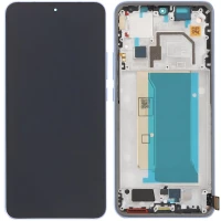 Дисплей Xiaomi 13T Pro з тачскріном і рамкою оригінал Service Pack Blue
