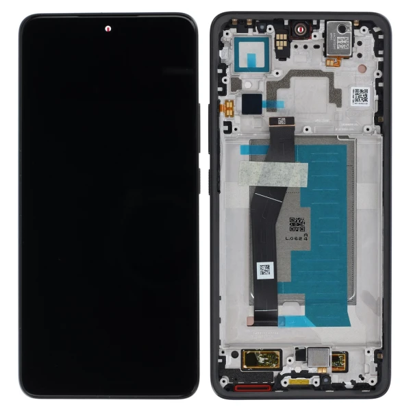 Дисплей Xiaomi 14T (2406APNFAG) OLED Service Pack China з рамкою і тачскріном, Black