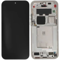 Дисплей Xiaomi 17 Ultra з тачскріном і рамкою оригінал Service Pack White