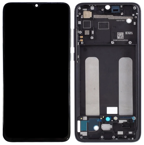 Дисплей Xiaomi Mi 9 Lite CC9 Black з рамкою оригінал