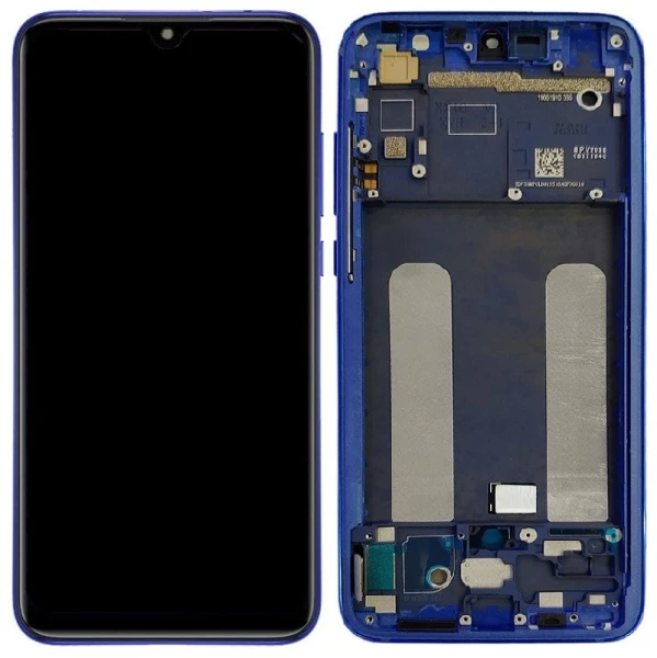 Дисплей Xiaomi Mi 9 Lite CC9 з рамкою оригінал Blue