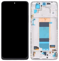 Дисплей Xiaomi Poco F4 2022 з тачскріном і рамкою оригінал 100% Service Pack Silver