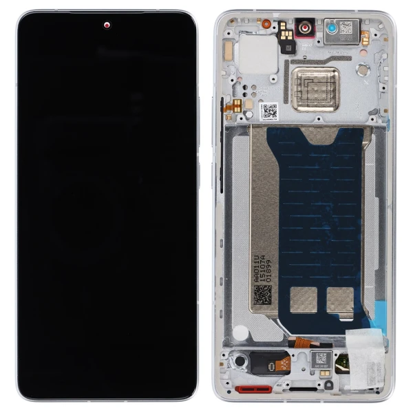 Дисплей Xiaomi Poco F7 Pro Service Pack Silver з рамкою і тачскріном, 5600220001100