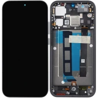 Дисплей Xiaomi Poco F8 Pro з тачскріном і рамкою оригінал Service Pack Black