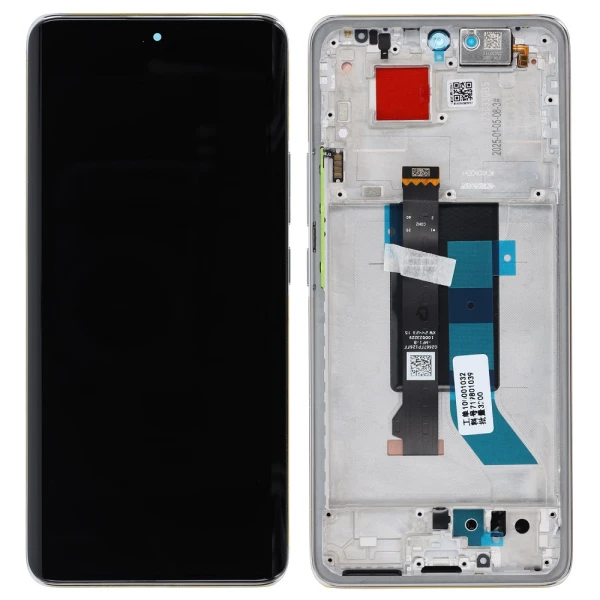 исплей Xiaomi Poco X7 (24095PCADG) AMOLED з тачскріном і рамкою Service Pack Silver