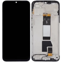 Дисплей Xiaomi Redmi A7 Pro / Poco C81 / Poco C81 Pro з тачскріном і рамкою оригінал Service Pack Black