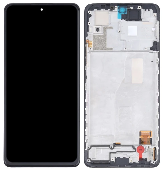 Дисплей Redmi Note 10 Pro / Note 10 Pro Max з рамкою тачскріном OLED Китай Service Pack Black