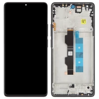 Дисплей Xiaomi Poco M6 Pro 4G з тачскріном і рамкою оригінал Service Pack Black