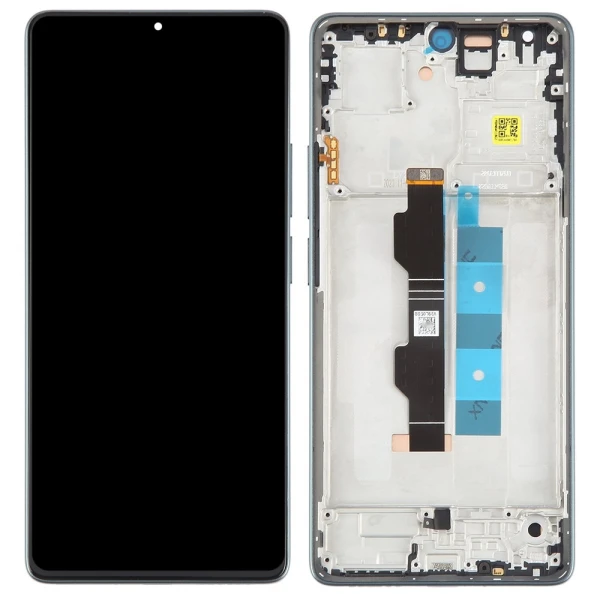 Дисплей Xiaomi Redmi Note 14S (2502FRA65G) з тачскріном і рамкою Blue Service Pack