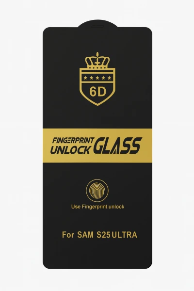 Захисне скло 6D OG Crown Samsung Galaxy S25 Ultra S938 технічна упаковка