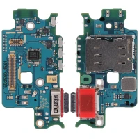 Нижня плата Samsung S911 Galaxy S23 з роз'ємом зарядки і мікрофоном оригінал Service Pack