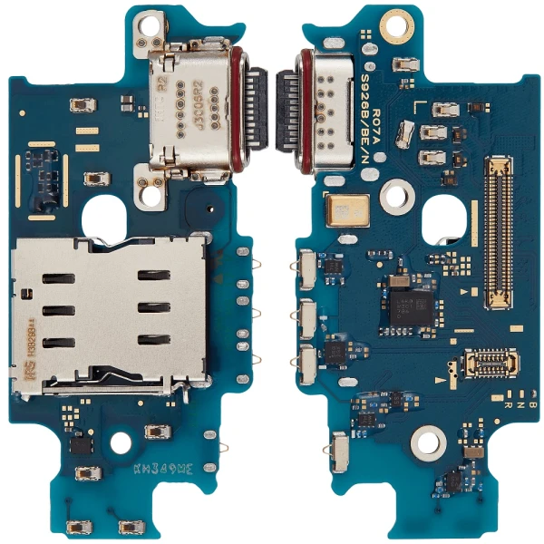 Нижня плата Samsung Galaxy S24+ (S926) з роз’ємом зарядки та мікрофоном Service Pack GH96-16542A