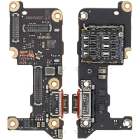 Нижня плата Xiaomi 15T з роз’ємом зарядки і мікрофоном оригінал Service Pack