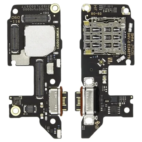 Нижня плата Poco F7 Ultra розʼєм зарядки + мікрофон оригінал Service Pack 5600160O11U00
