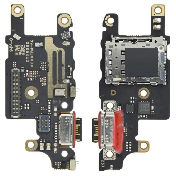 Нижня плата Xiaomi Poco X7 Pro (2412DPC0AG) з роз’ємом зарядки та мікрофоном Оригінал Service Pack 56000400O1000