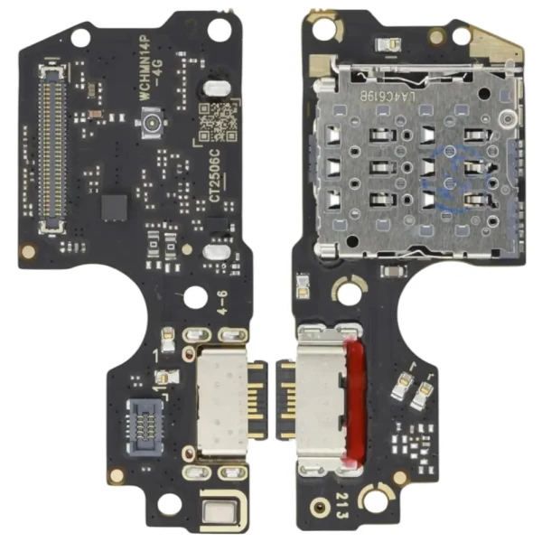 Нижня плата Xiaomi Redmi Note 14 Pro 4G (24116RACCG) з роз’ємом зарядки та мікрофоном Оригінал Service Pack