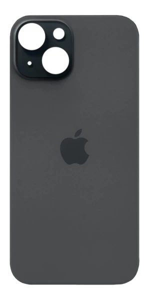 Задня кришка iPhone 15 з великим вирізом під камеру оригінал Китай Black