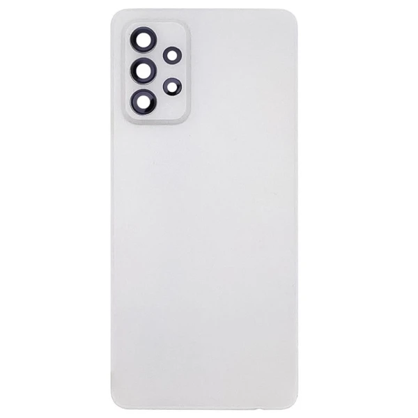 Задня кришка Samsung Galaxy A72 A725 A726 Awesome White (білий) зі склом камери оригінал Китай