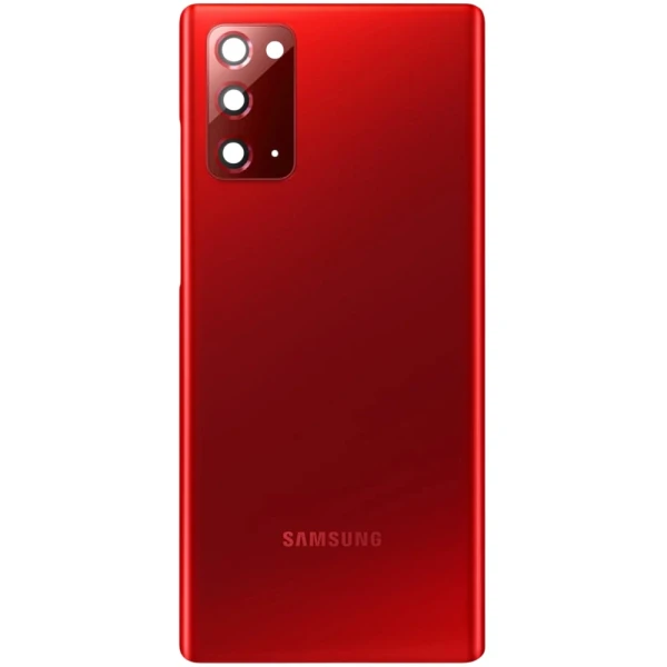 Задня кришка Samsung Galaxy Note 20 N980 SM-N980F SM-N980F/DS зі склом камери Aura Red (червоний) оригінал Китай