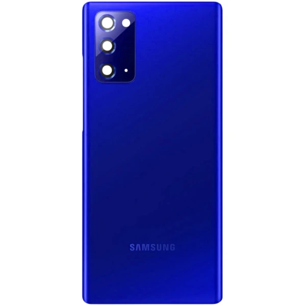 Задня кришка Samsung Galaxy Note 20 N980 SM-N980F SM-N980F/DS зі склом камери Prism Blue (синій) оригінал Китай
