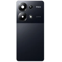 Задня кришка Xiaomi Poco M6 Pro 4G (23117RA68G / 2312FPCA6G) зі склом камери оригінал Service Pack Black