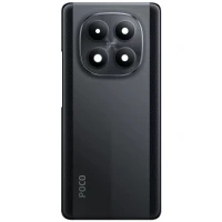 Задня кришка Xiaomi Poco M8 зі склом камери оригінал Китай Black