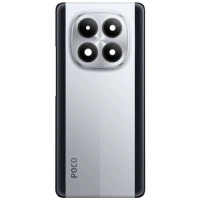Задня кришка Xiaomi Poco M8 зі склом камери оригінал Китай Silver