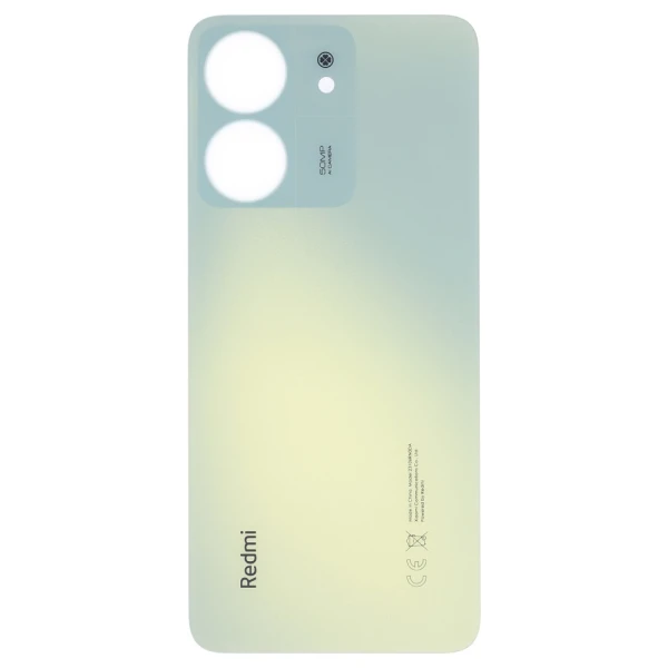 Задня кришка Xiaomi Redmi 13C зі склом камери оригінал Service Pack Green