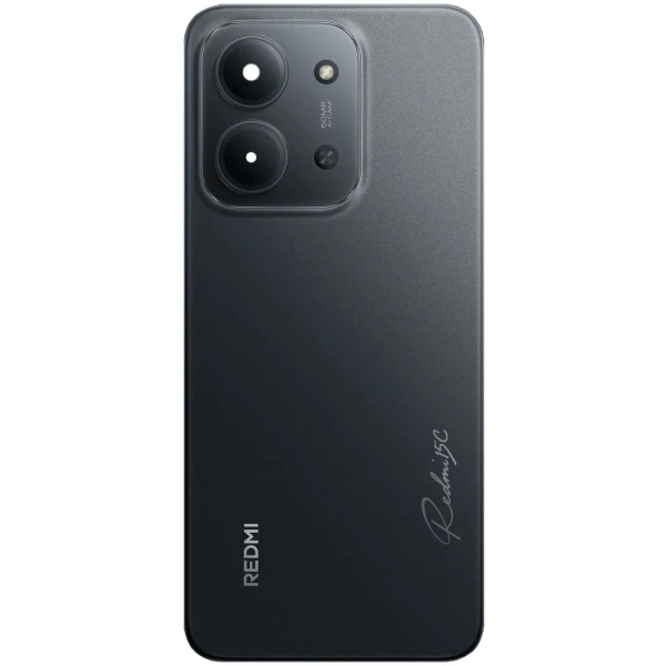 Задня кришка Xiaomi Redmi 15C зі склом камери оригінал Китай Midnight Gray (сірий)