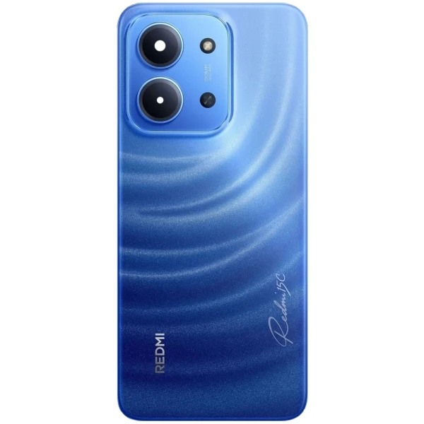 Задня кришка Xiaomi Redmi 15C зі склом камери оригінал Китай Moonlight Blue (синій)