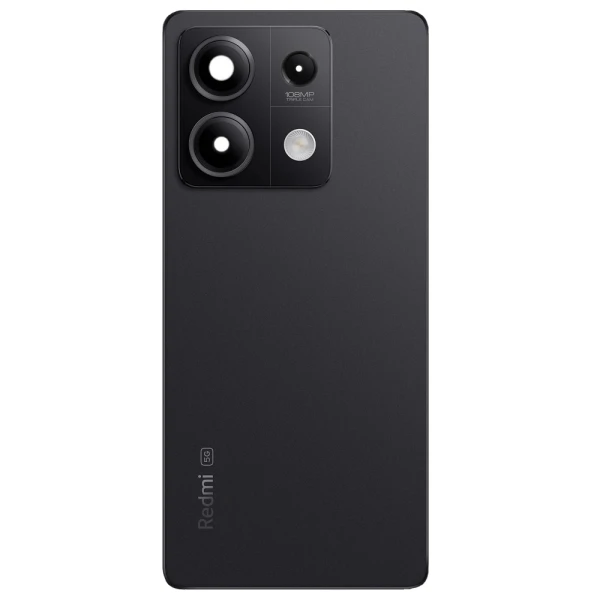 Задня кришка Xiaomi Redmi Note 13 5G оригінал Service Pack Black зі склом камери