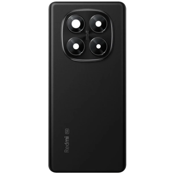 Задня кришка Xiaomi Redmi Note 14 Pro 5G (24090RA29G) у кольорі Tarnish зі склом камери — деталь для ремонту/заміни, якщо рідна кришка тріснула, має сколи або подряпини, а також коли пошкоджене скло в зоні камери. Комплект зі встановленим склом камери зру